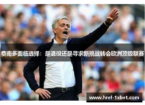 费南多面临选择：是退役还是寻求新挑战转会欧洲顶级联赛